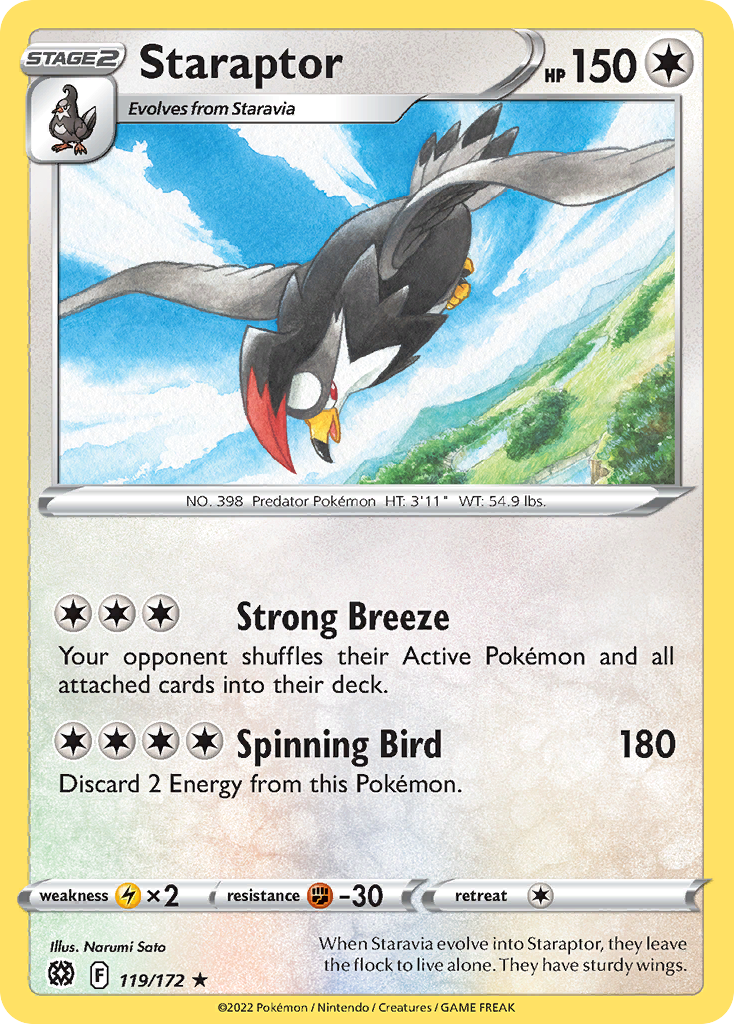Staraptor 119/186 Rare