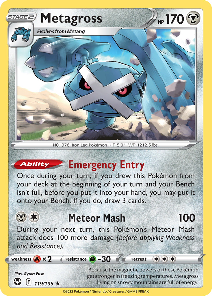Metagross 119/215 Rare Holo