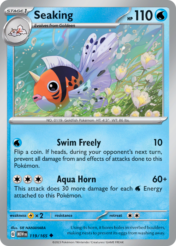 Seaking 119/207 Uncommon