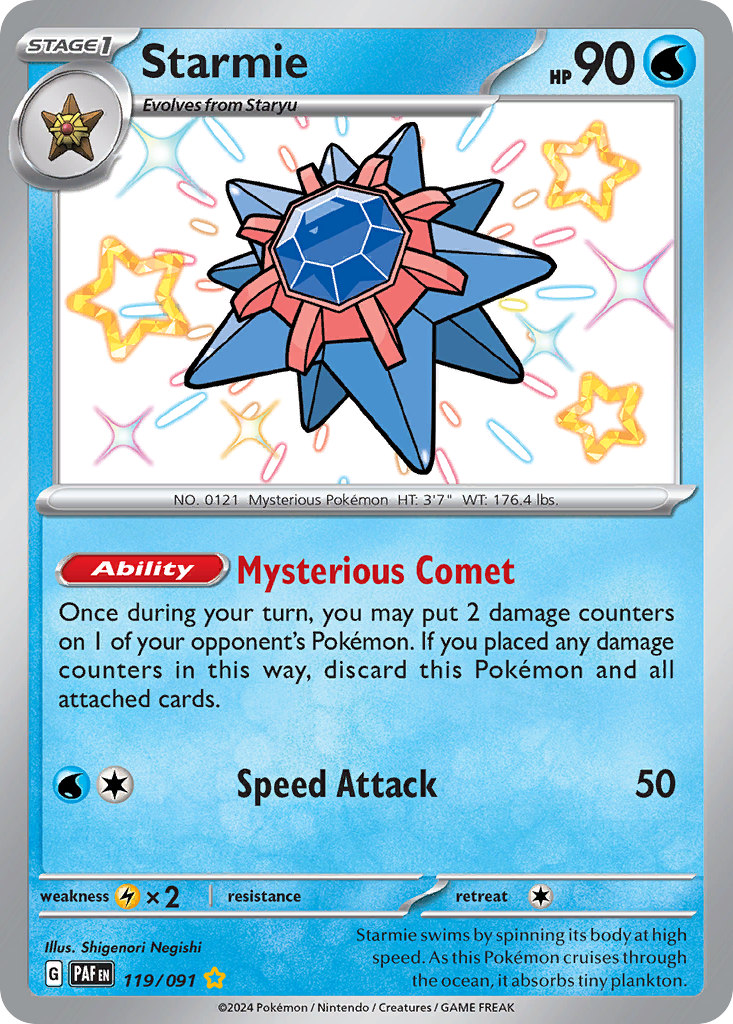 Starmie 119/245 Shiny Rare