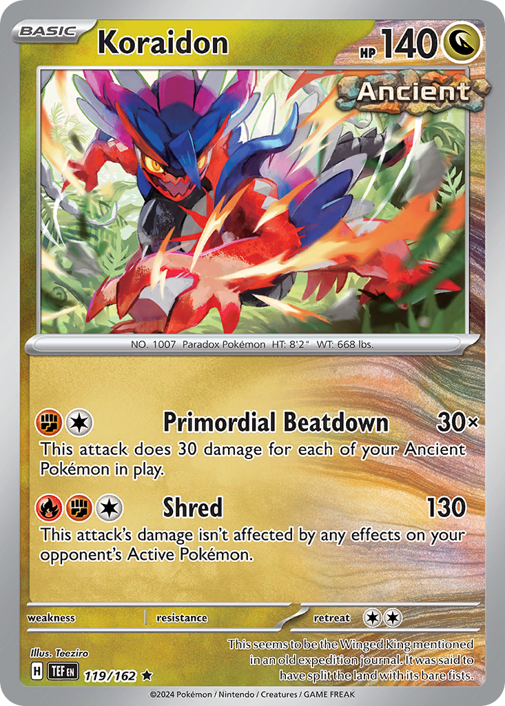 Koraidon 119/218 Rare