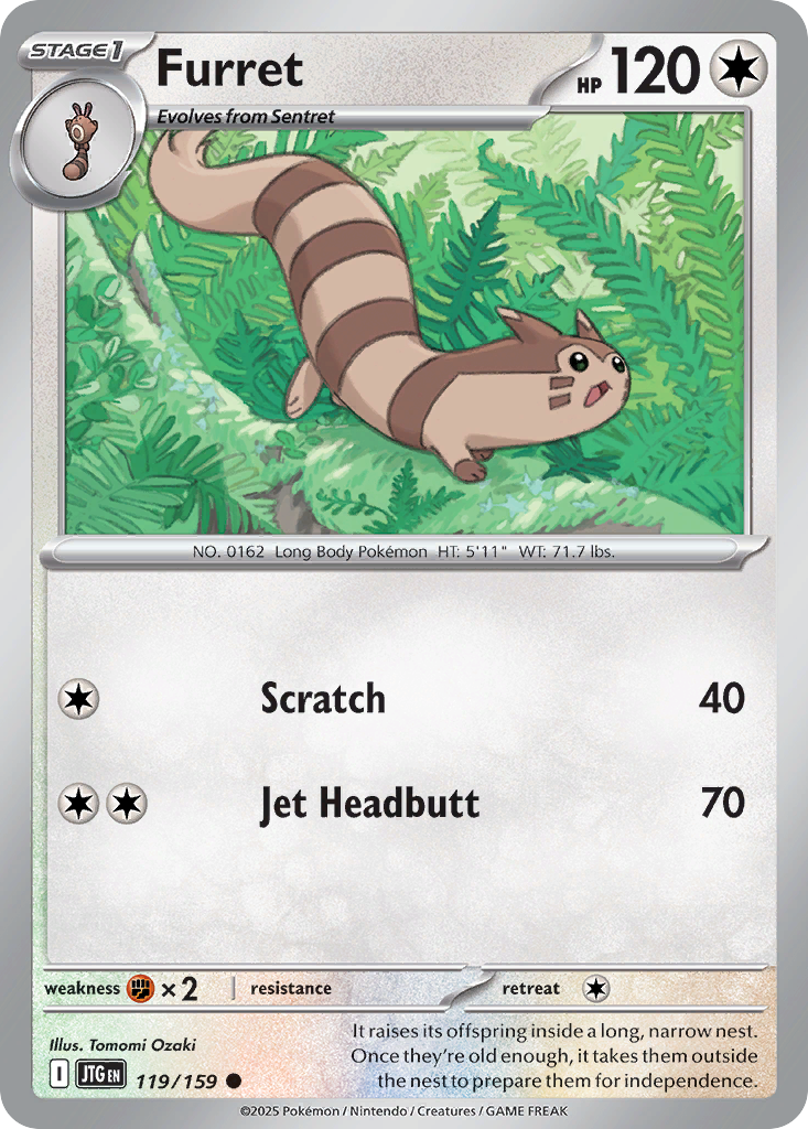 Furret 119/190 Common