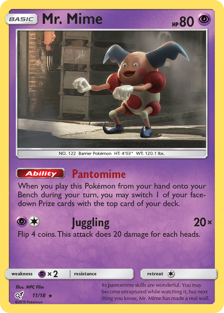 Mr. Mime 011/18 Rare