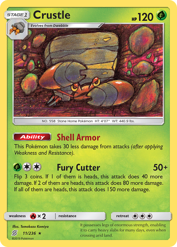 Crustle 011/260 Rare