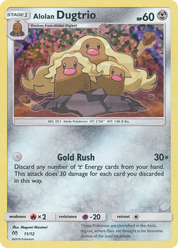 Alolan Dugtrio 011/12 Unknown