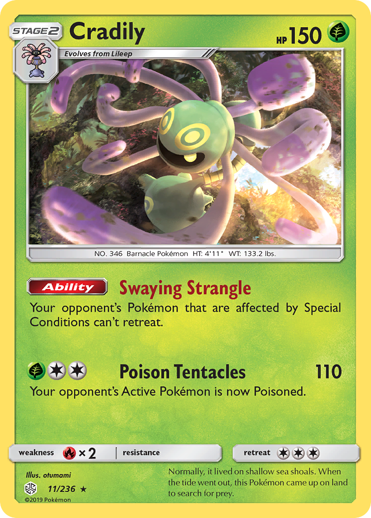 Cradily 011/272 Rare
