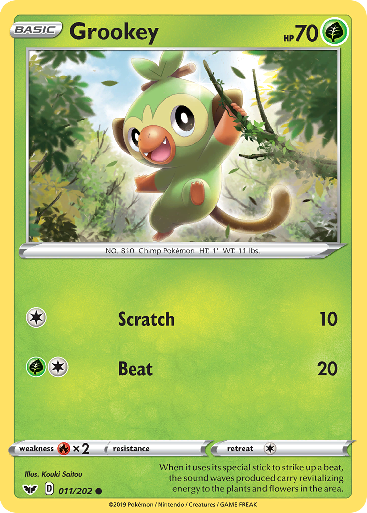Grookey 011/216 Common