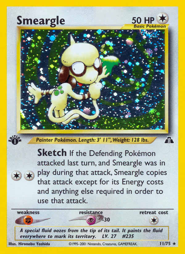 Smeargle 011/75 Rare Holo