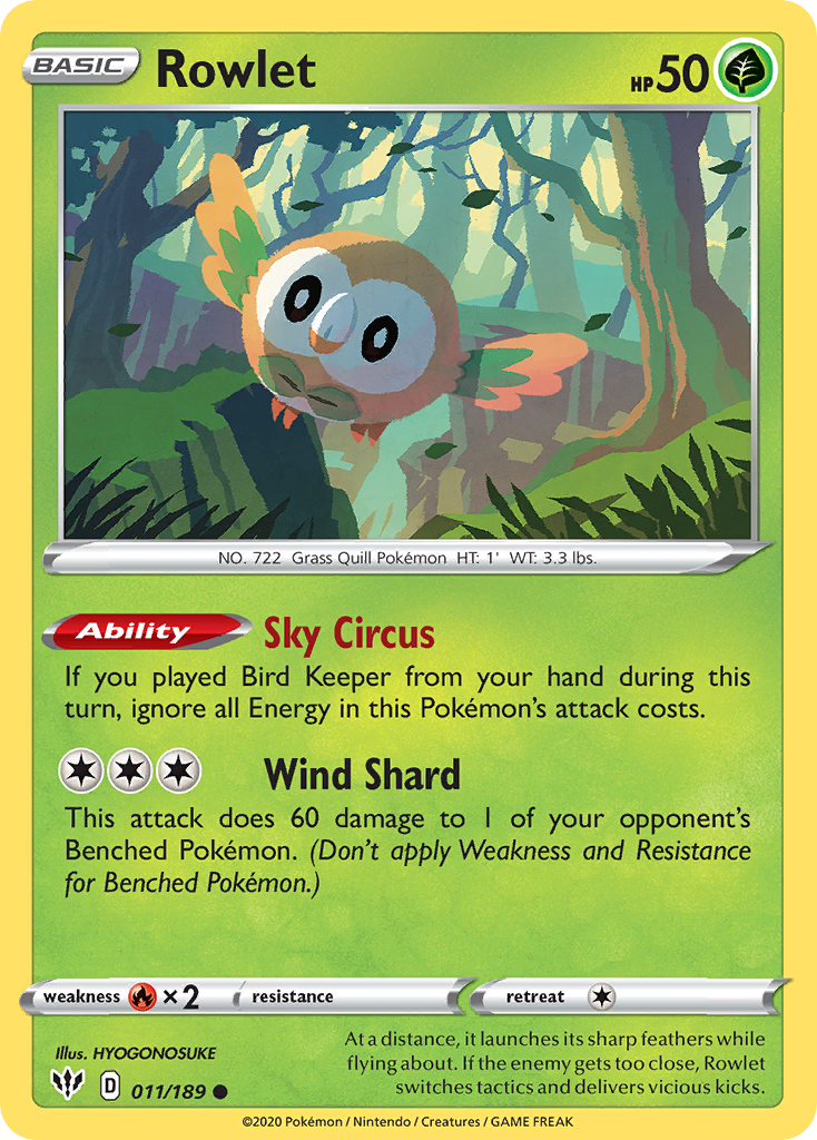 Rowlet 011/201 Common
