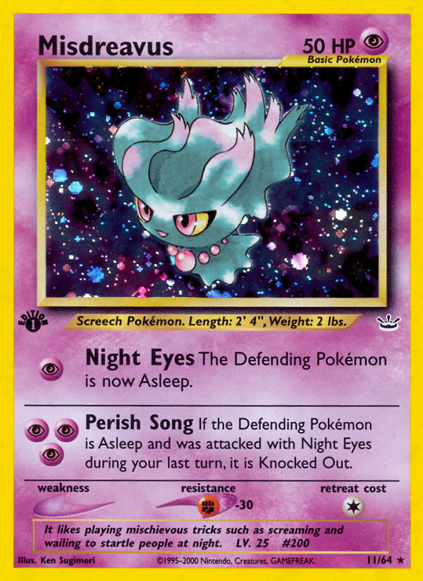 Misdreavus 011/66 Rare Holo