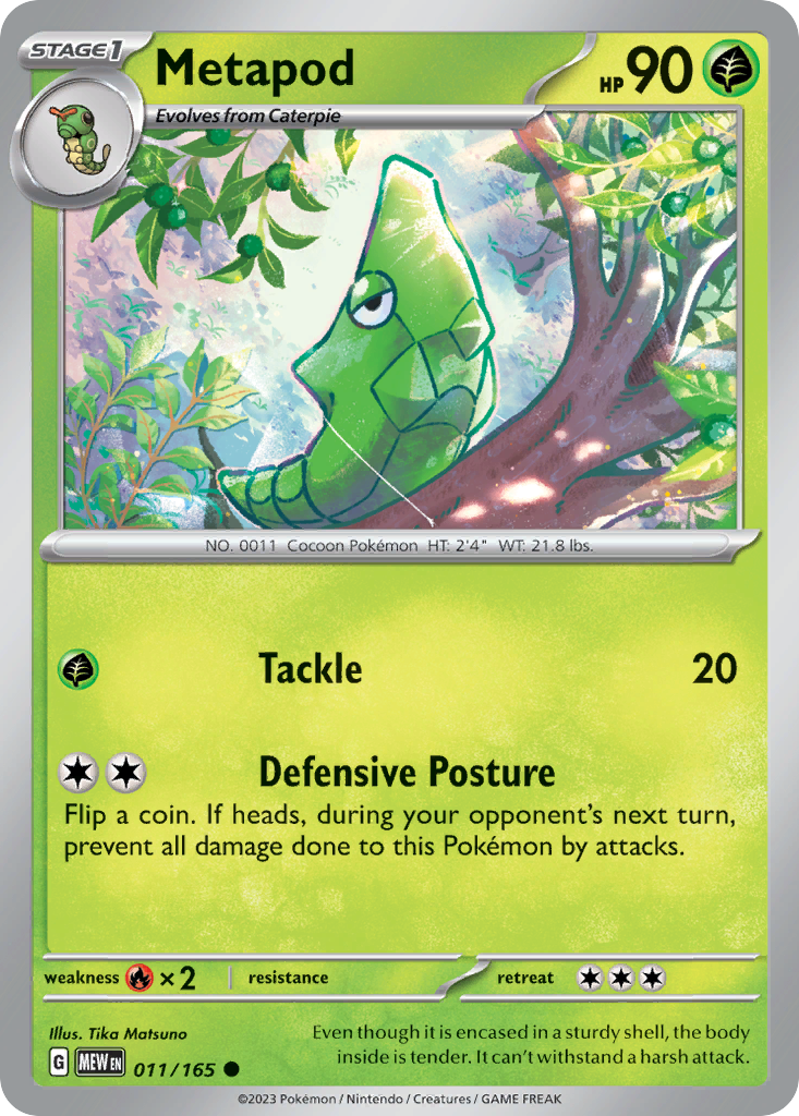 Metapod 011/207 Common