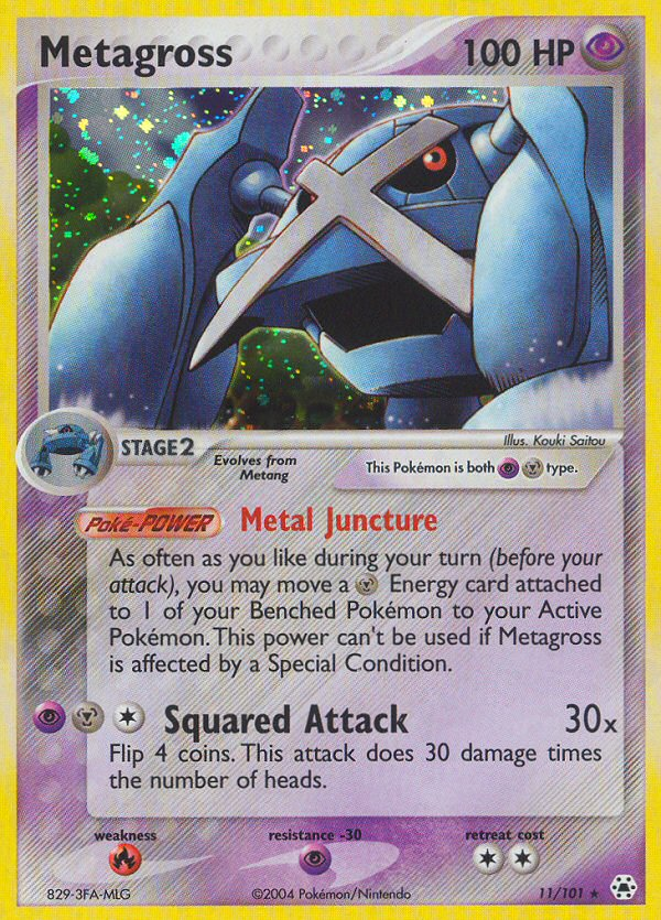 Metagross 011/102 Rare Holo