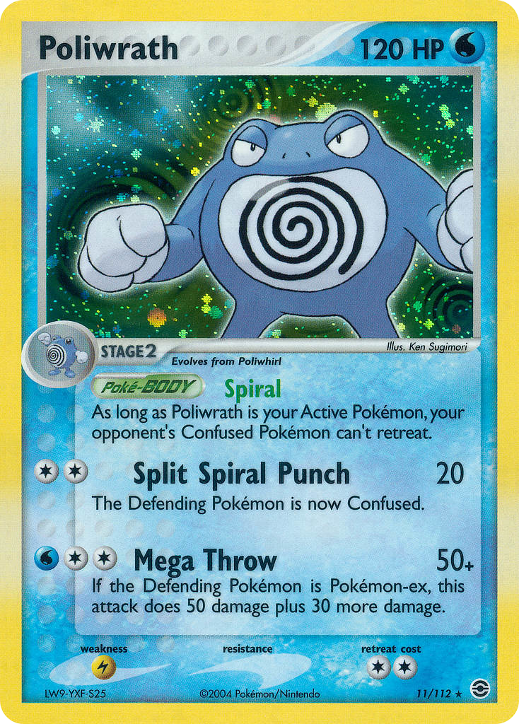 Poliwrath 011/116 Rare Holo