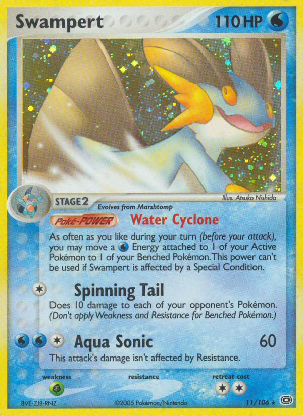 Swampert 011/107 Rare Holo