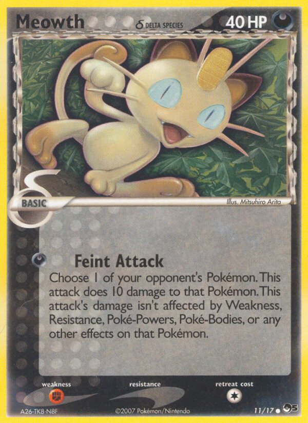 Meowth δ 011/17 Common