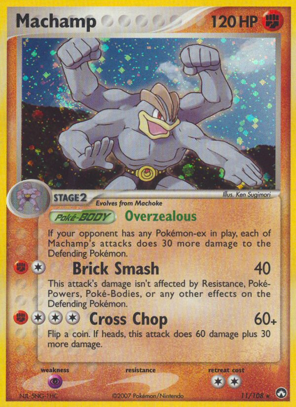 Machamp 011/108 Rare Holo