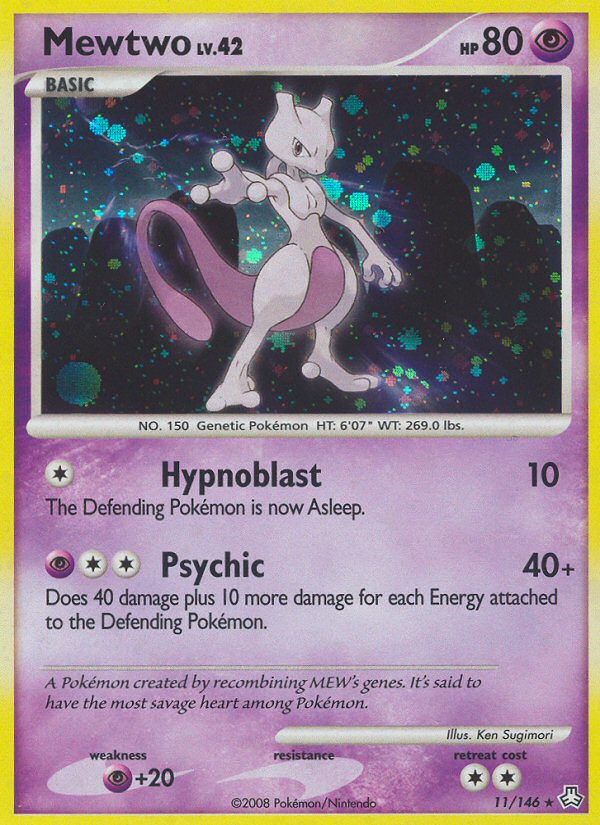 Mewtwo 011/146 Rare Holo
