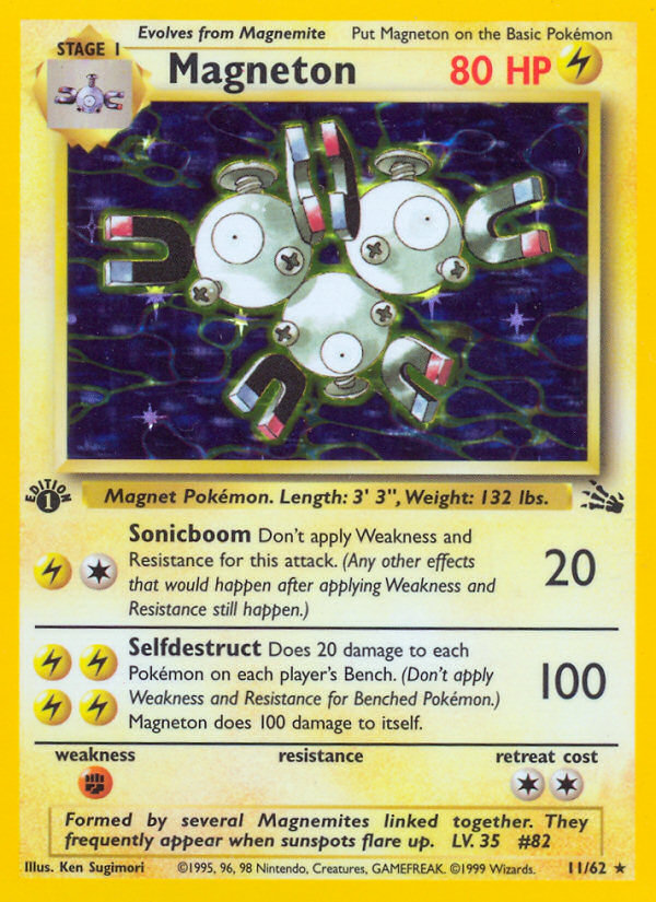 Magneton 011/62 Rare Holo