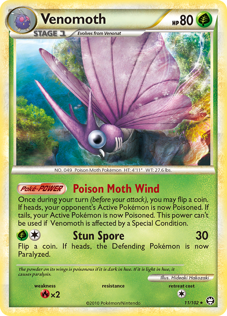Venomoth 011/103 Rare Holo
