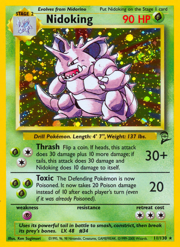 Nidoking 011/130 Rare Holo