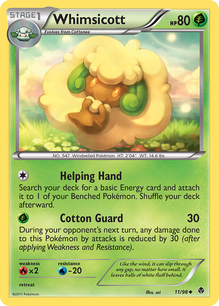 Whimsicott 011/98 Uncommon