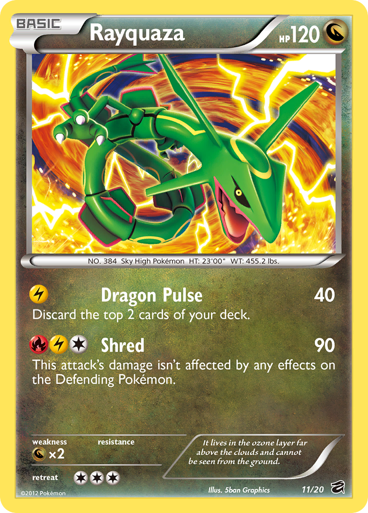 Rayquaza 011/21 Rare Holo