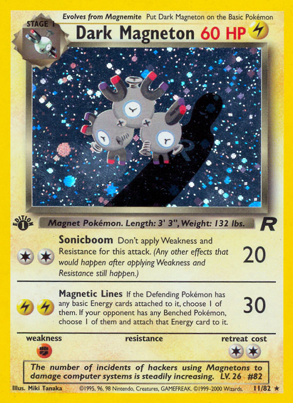 Dark Magneton 011/83 Rare Holo