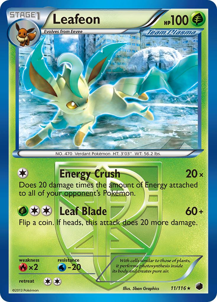Leafeon 011/122 Rare