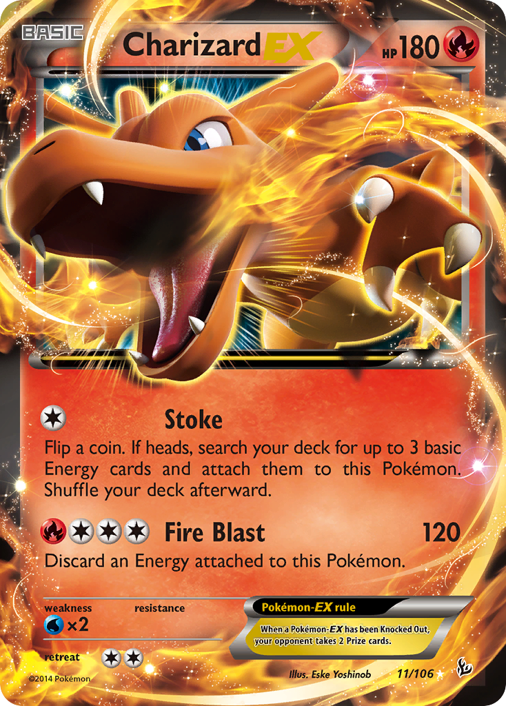 Charizard-EX 011/110 Rare Holo EX