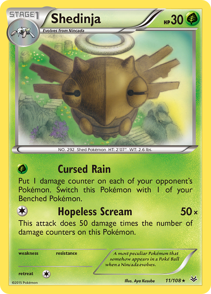 Shedinja 011/112 Rare