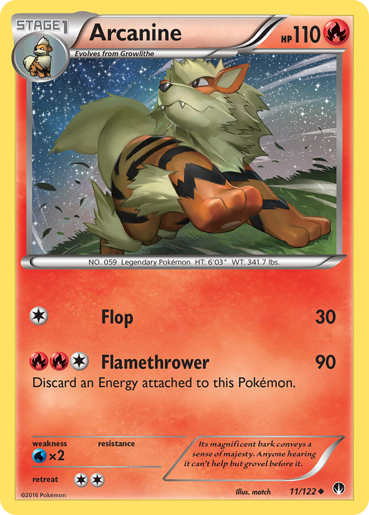 Arcanine 011/126 Uncommon