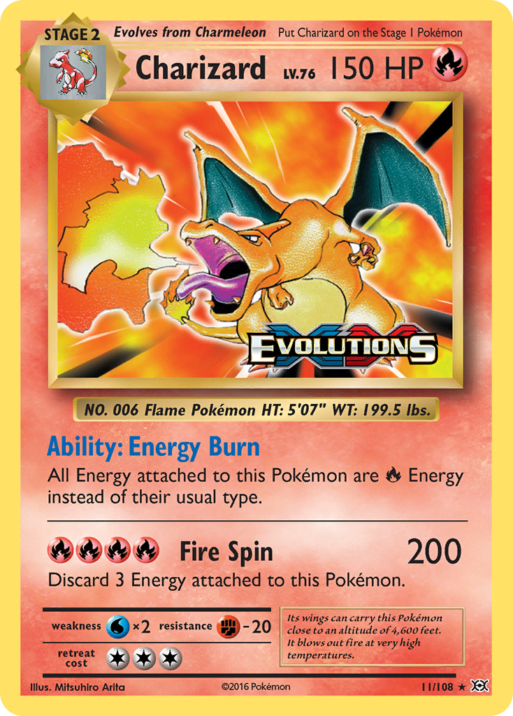 Charizard 011/113 Rare Holo