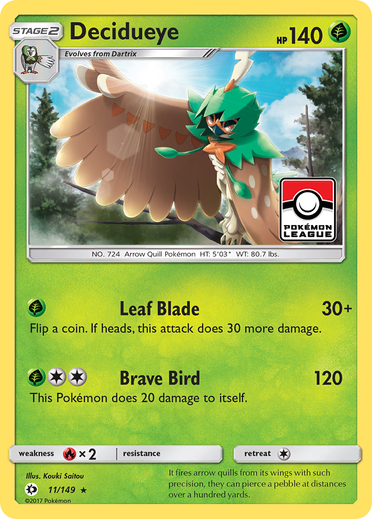 Decidueye 011/173 Rare