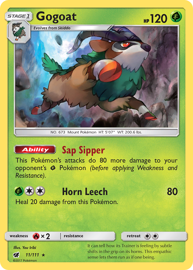 Gogoat 011/126 Rare Holo