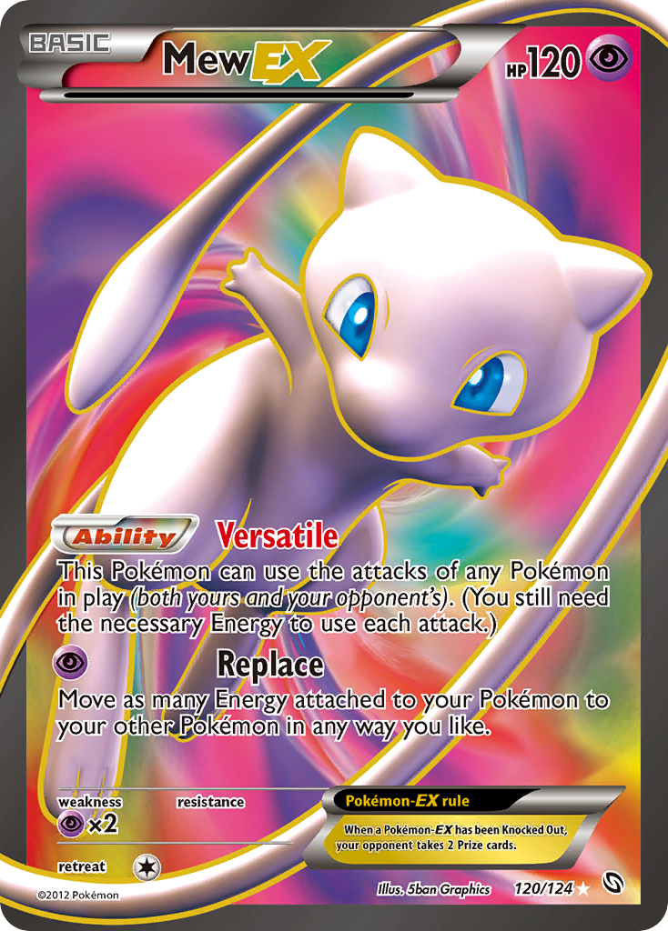 Mew-EX 120/128 Rare Ultra
