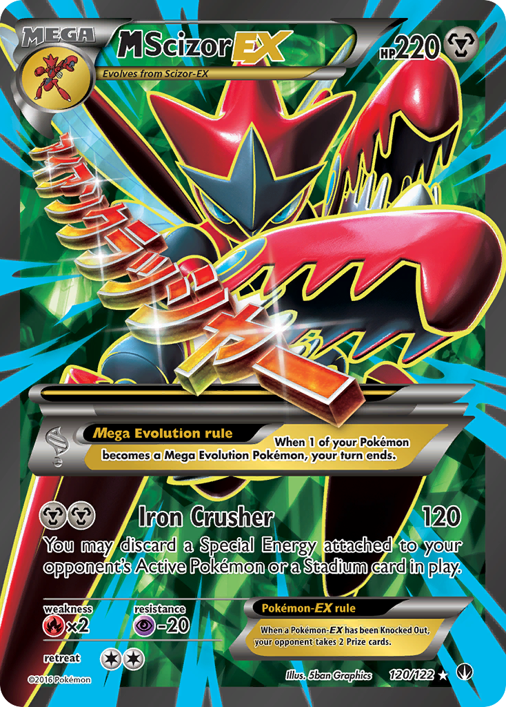 M Scizor-EX 120/126 Rare Ultra