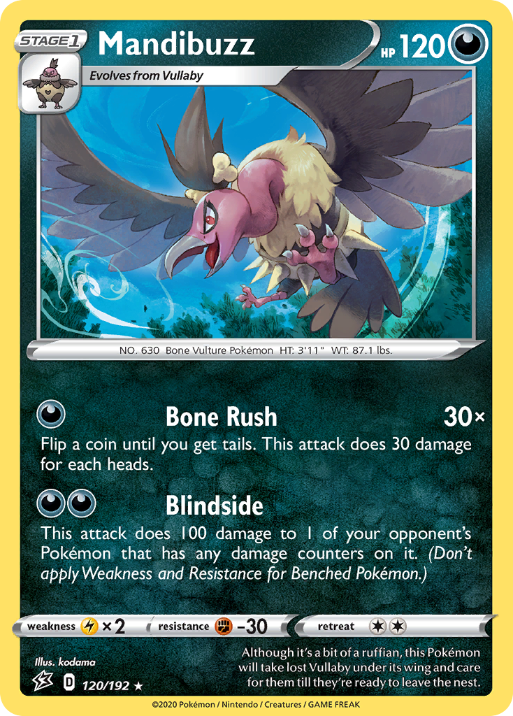 Mandibuzz 120/209 Rare