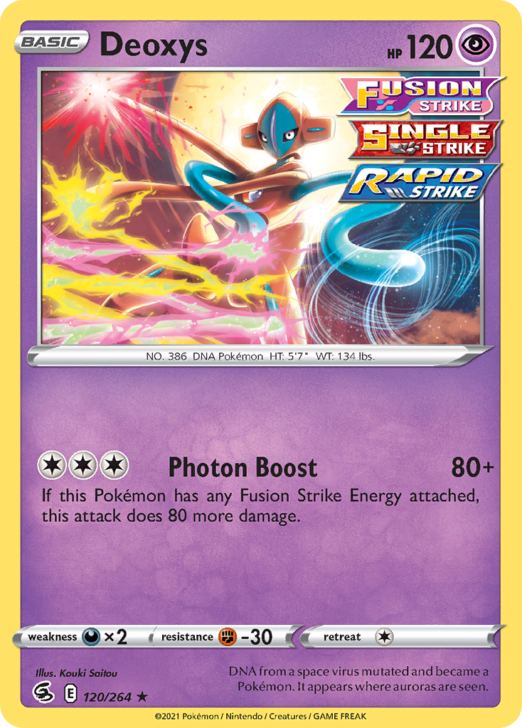 Deoxys 120/284 Rare Holo