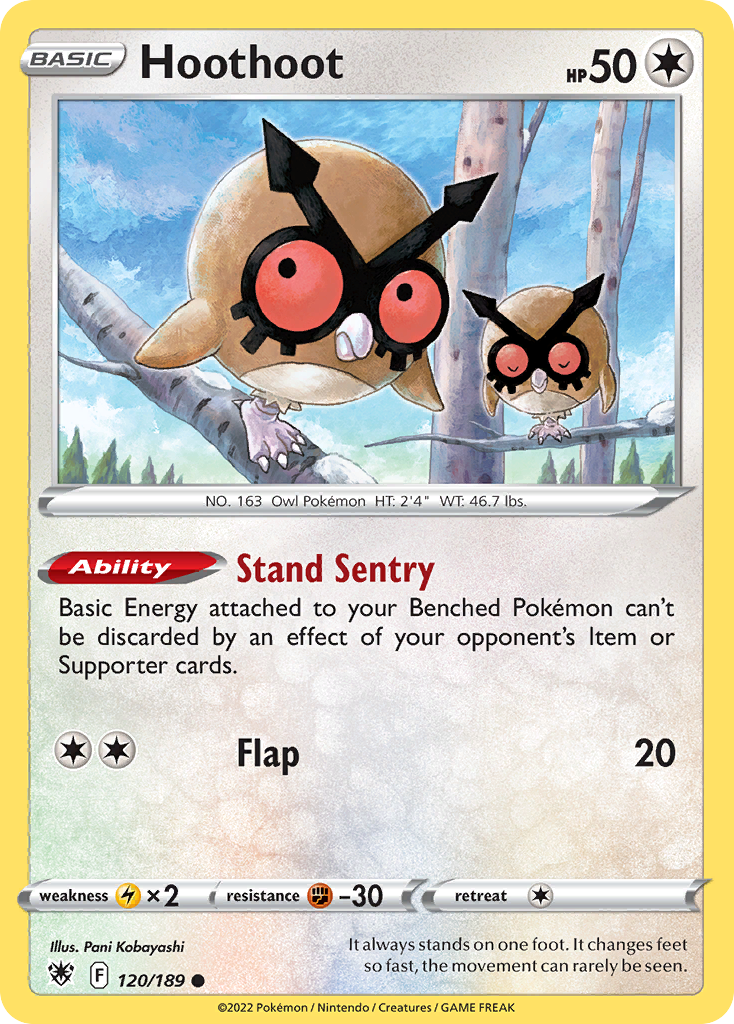 Hoothoot 120/216 Common