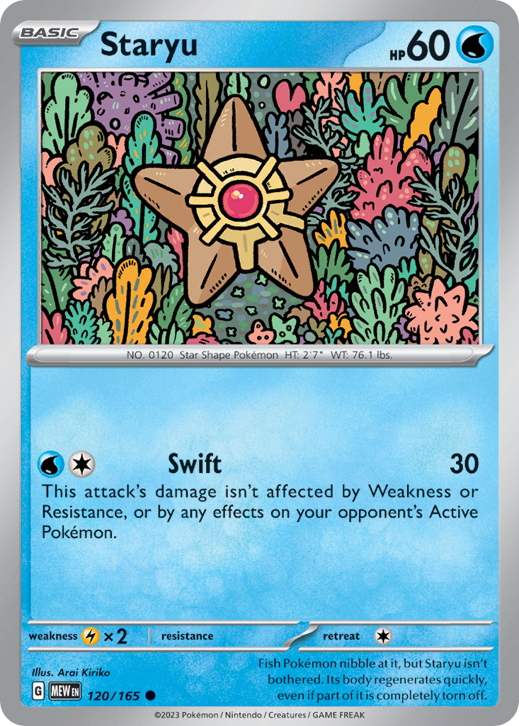 Staryu 120/207 Common