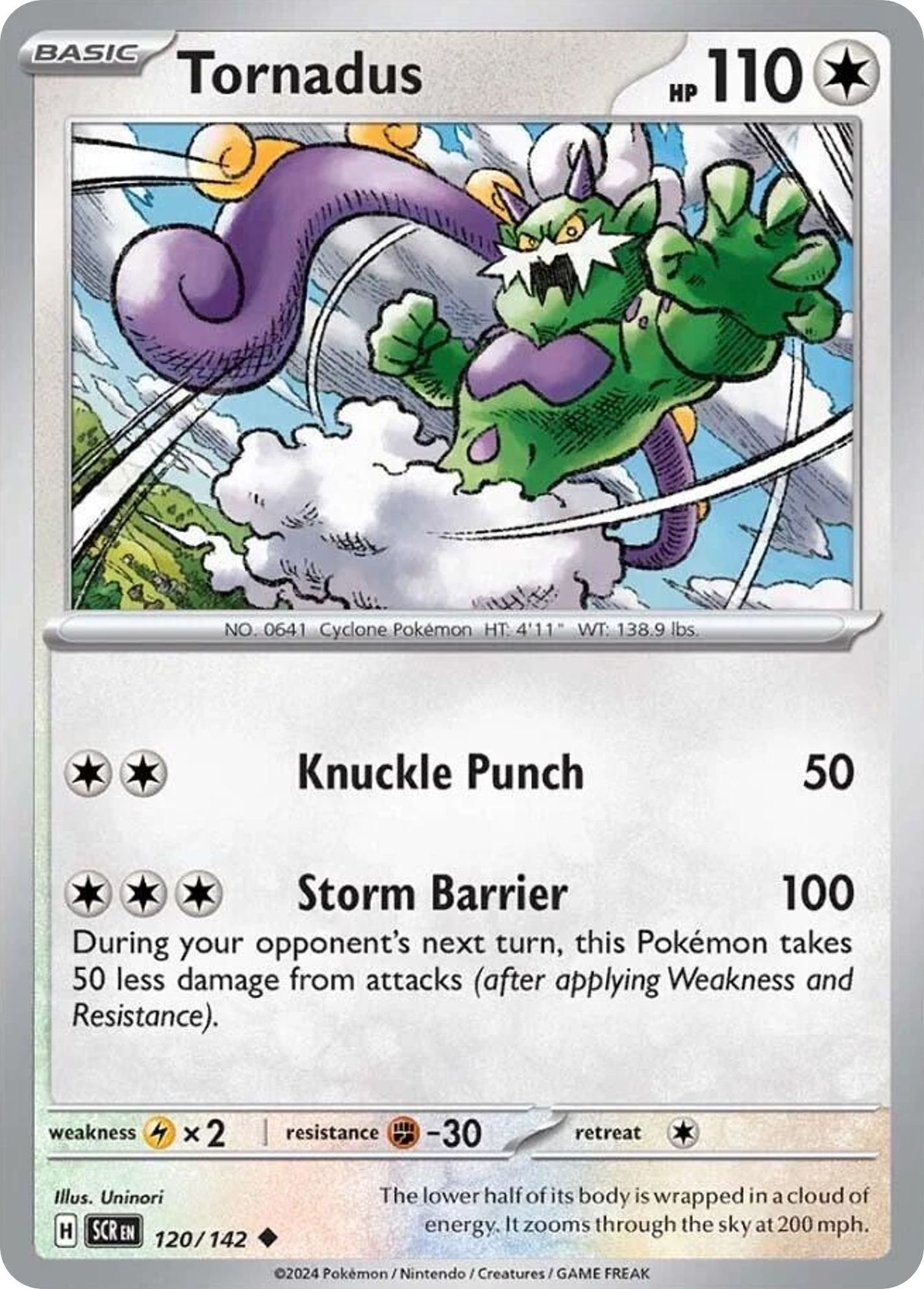 Tornadus 120/175 Uncommon