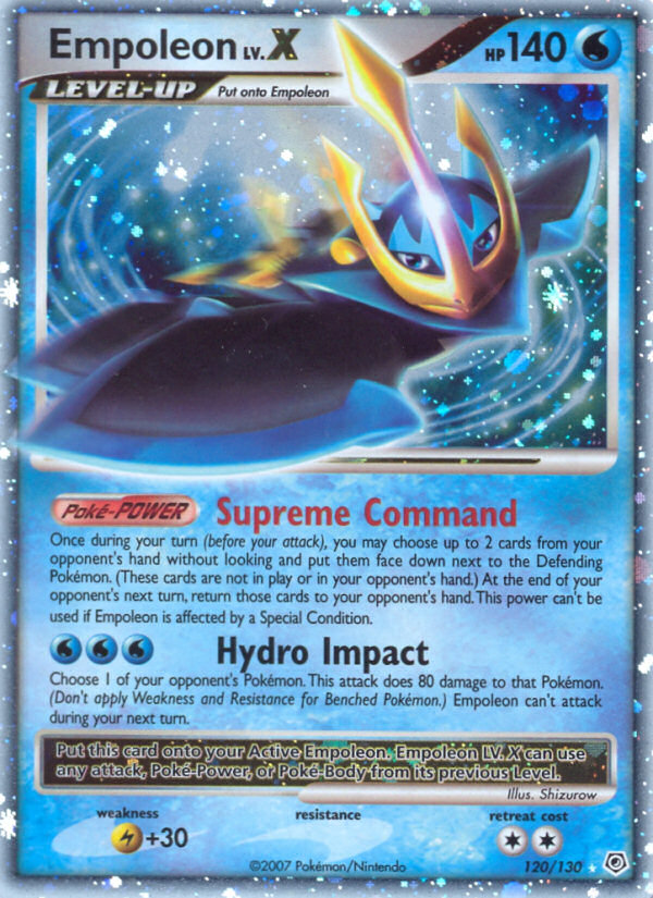 Empoleon LV.X 120/130 Rare Holo LV.X