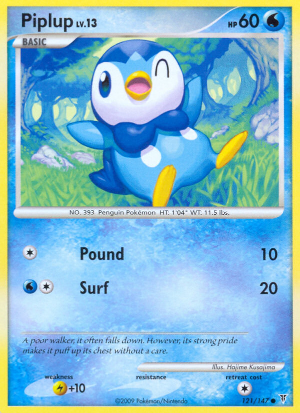 Piplup 121/153 Common