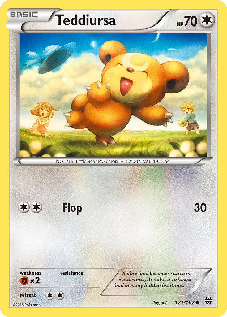 Teddiursa 121/165 Common