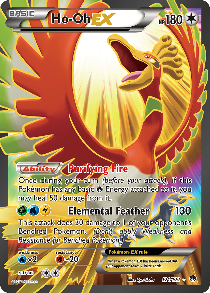 Ho-Oh-EX 121/126 Rare Ultra