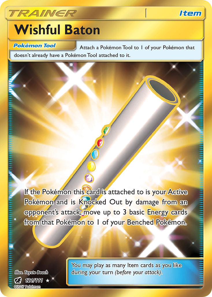 Wishful Baton 121/126 Rare Secret
