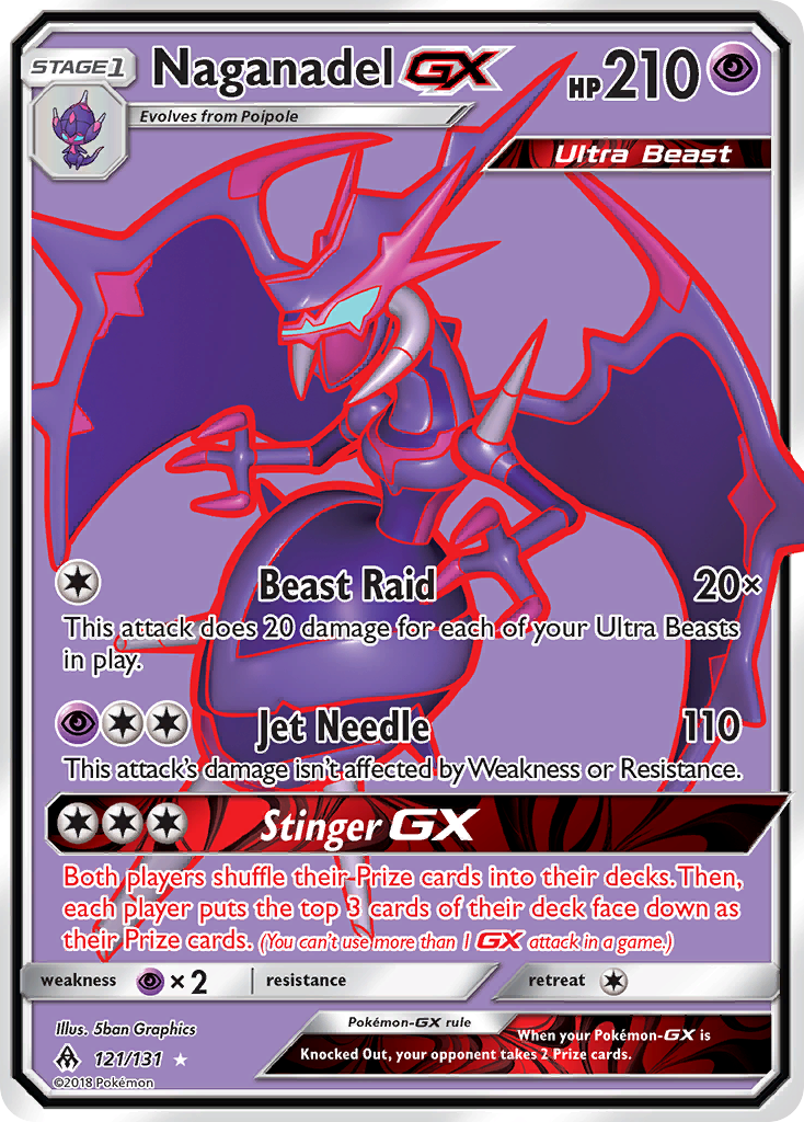 Naganadel-GX 121/150 Rare Ultra