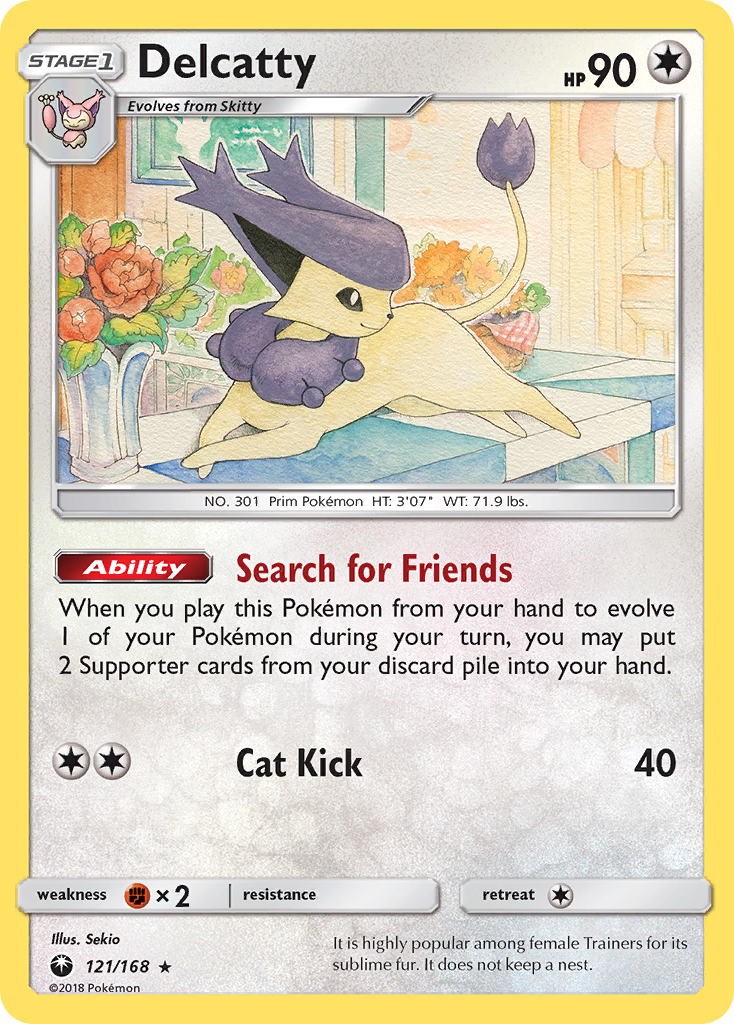 Delcatty 121/187 Rare Holo