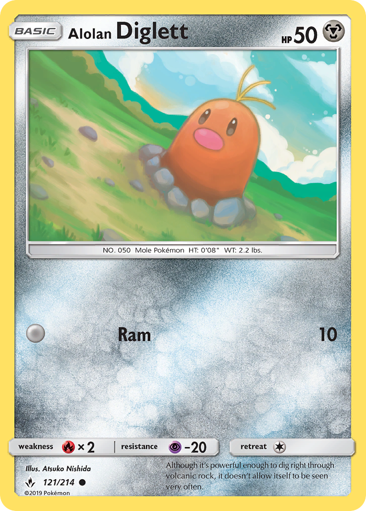 Alolan Diglett 121/234 Common