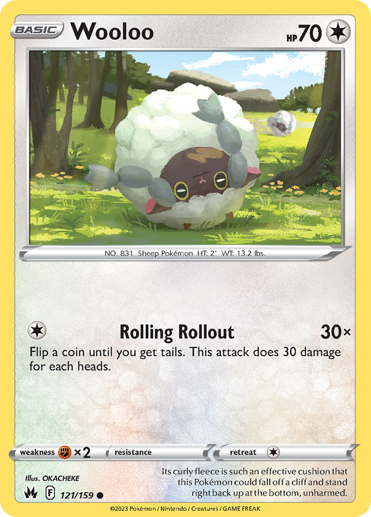 Wooloo 121/160 Common